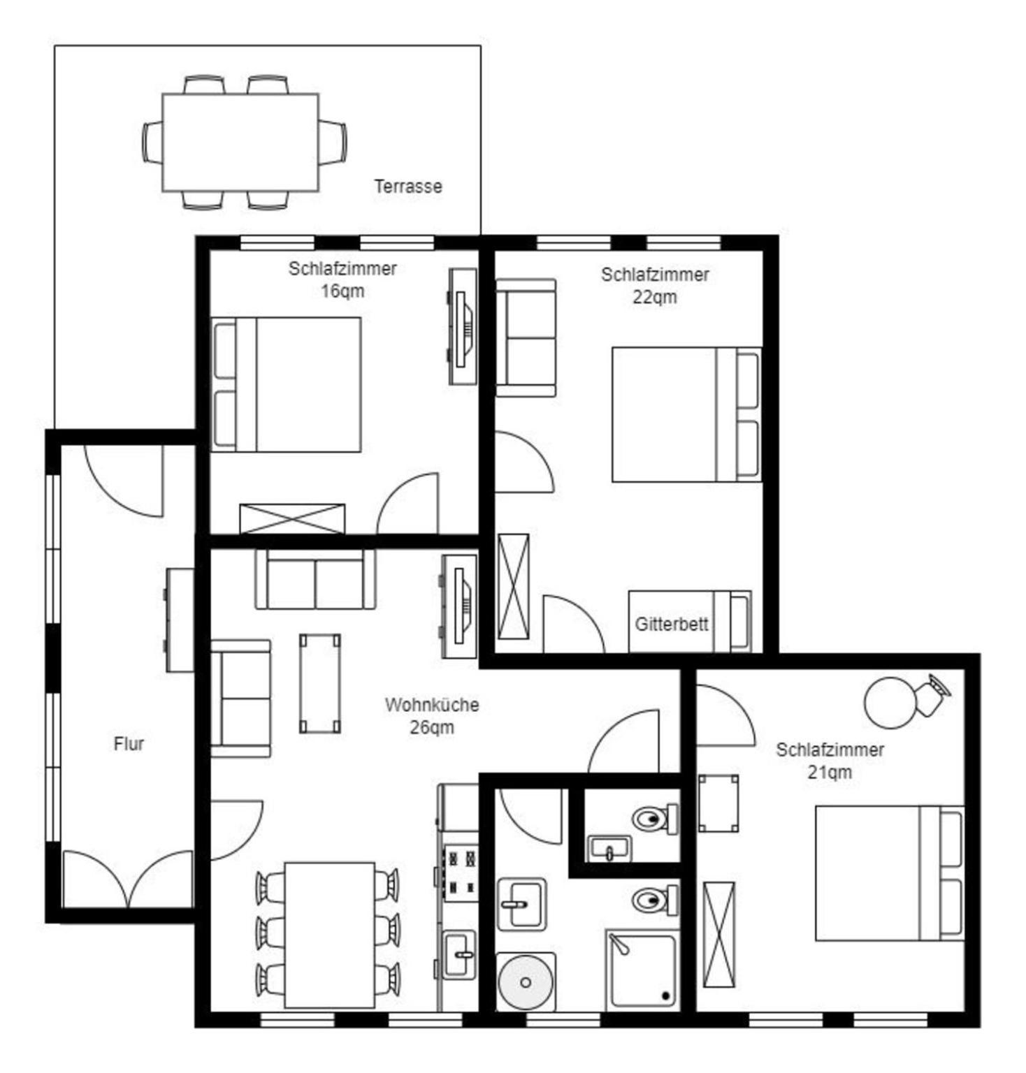 Ferienwohnung Biethahn - Gaarden Brodersby-Goltoft Экстерьер фото